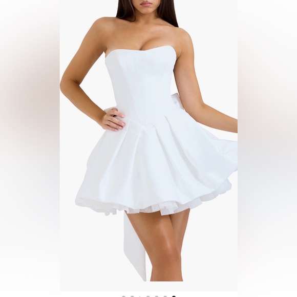 House of CB Noele Bow Strapless Dress - Picture 5 of 12